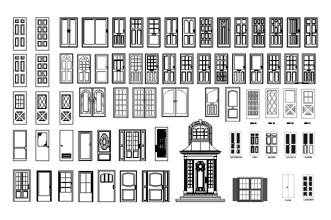 Descargar Bloques De Puertas Y Ventanas 3D Autocad Models