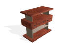 Of wood - With drawer