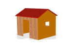 Wooden house of children